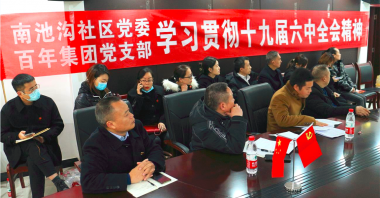 南池溝社區(qū)黨委、百年集團黨支部聯(lián)手開展專題